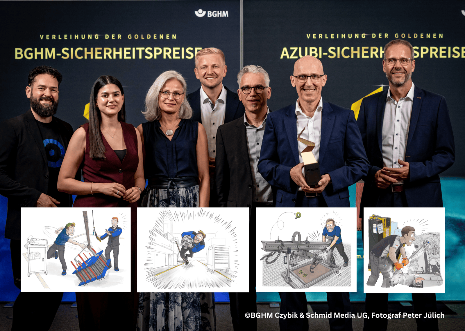 Gold für gelebte Sicherheitskultur: Rolls-Royce Power Systems wird für gemeinsames Cartoon-Projekt mit TheCORE ausgezeichnet